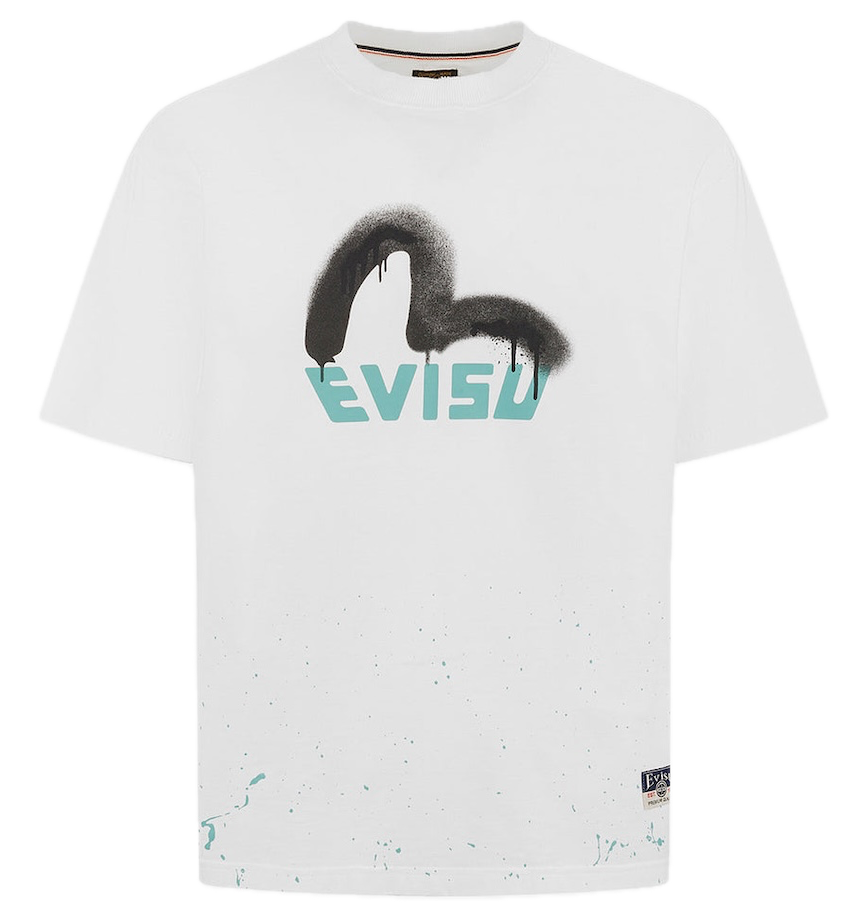  Áo Evisu Logo Seagull Print T-shirt 'White' 