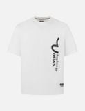 Áo Evisu Logo Slogan Print Fit T-shirt 'White' 