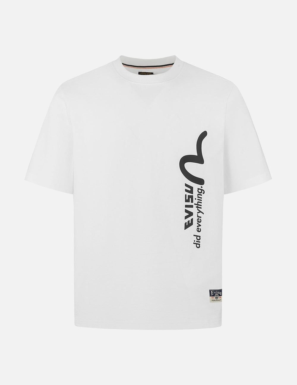  Áo Evisu Logo Slogan Print Fit T-shirt 'White' 