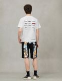  Áo Evisu Logo Slogan Print Fit T-shirt 'White' 