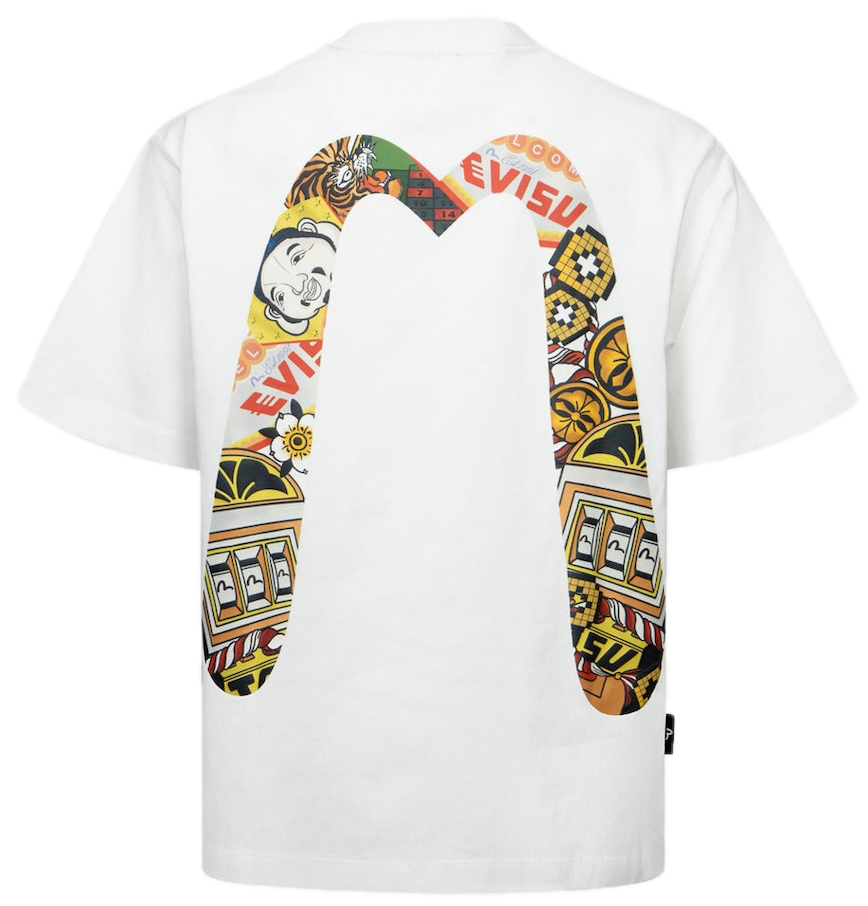  Áo Evisu Lucky Slot Machine T-shirt 'White' 