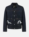  Áo Evisu Map Appliqué Embroidery Jacket 'Indigo' 