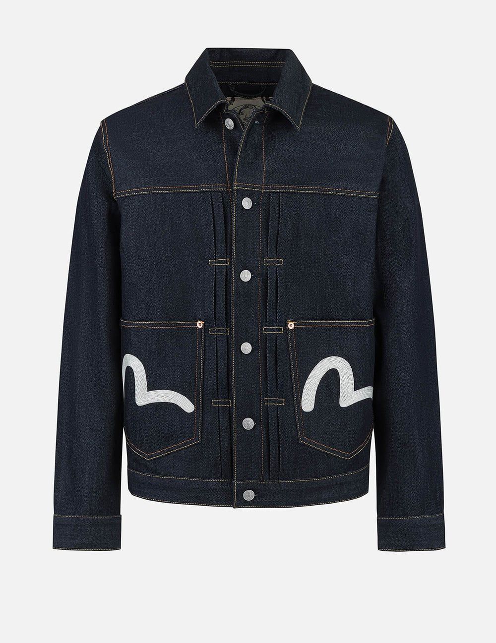  Áo Evisu Map Appliqué Embroidery Jacket 'Indigo' 
