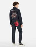  Áo Evisu Map Appliqué Embroidery Jacket 'Indigo' 