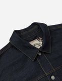  Áo Evisu Map Appliqué Embroidery Jacket 'Indigo' 