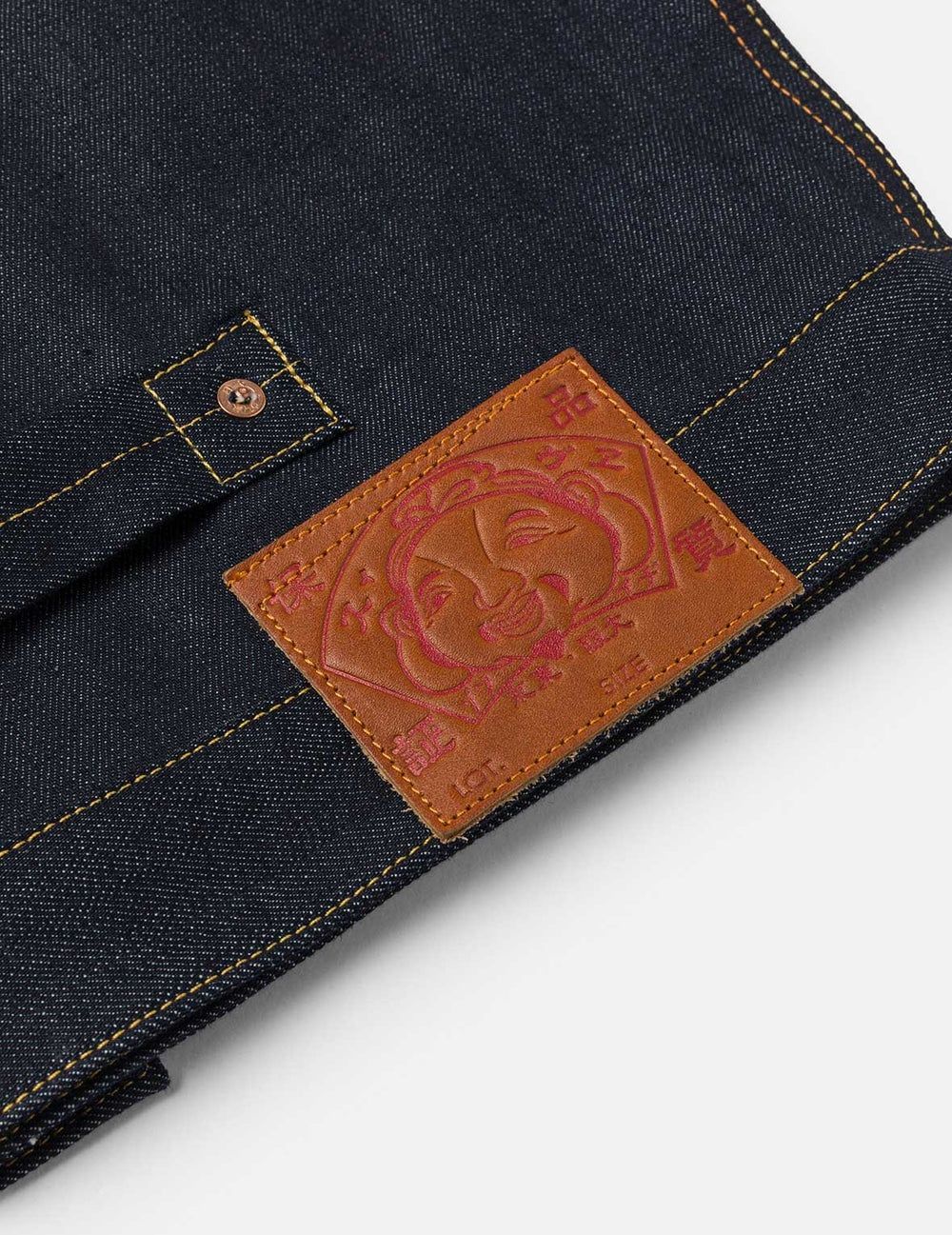  Áo Evisu Map Appliqué Embroidery Jacket 'Indigo' 