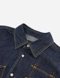  Áo Evisu Multi-Pocket Brocade 'Indigo' 
