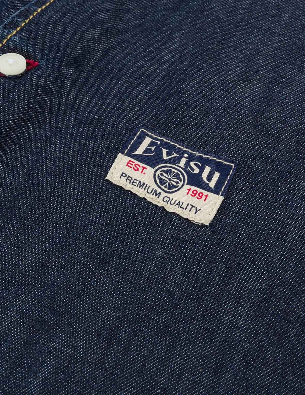  Áo Evisu Multi-Pocket Brocade 'Indigo' 