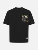  Áo Evisu Multi-Pocket and Multi-Print T-shirt 'Black' 