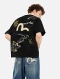  Áo Evisu Multi-Pocket and Multi-Print T-shirt 'Black' 