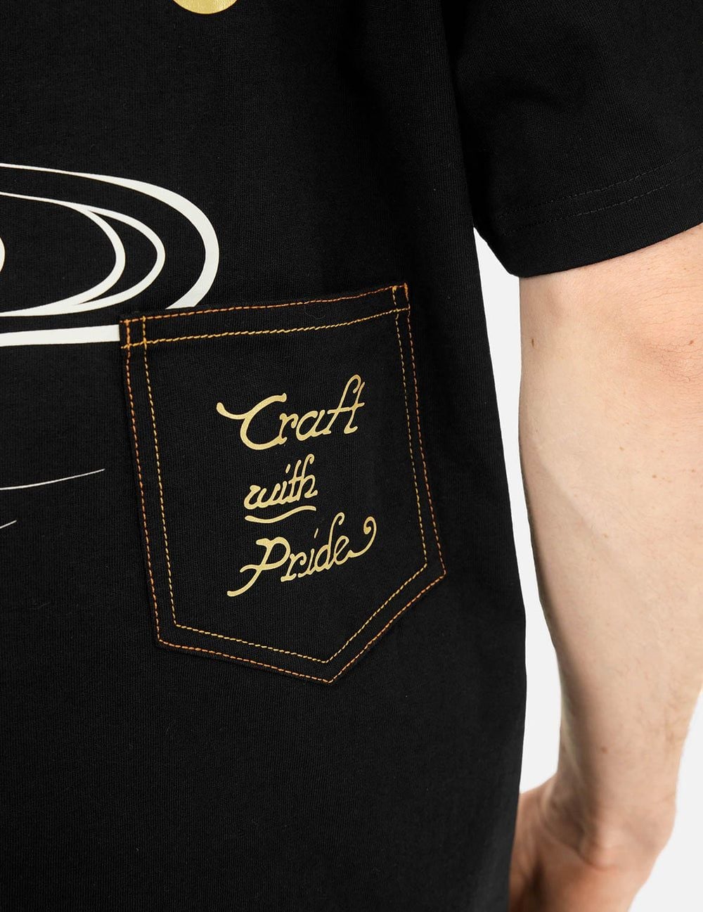  Áo Evisu Multi-Pocket and Multi-Print T-shirt 'Black' 