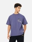  Áo Evisu Multi-Pocket and Multi-Print T-shirt 'Purple' 