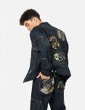  Áo Evisu Multi-Pocket with Brocade Patch 'Indigo' 