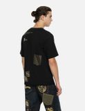  Áo Evisu Multi-print Multi-pocket T-shirt 'Black' 