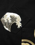  Áo Evisu Multi-print Multi-pocket T-shirt 'Black' 