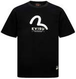  Áo Evisu Multi-print Multi-pocket T-shirt 'Black' 