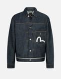  Áo Evisu Panda Daicock Denim Jacket 'Indigo' 