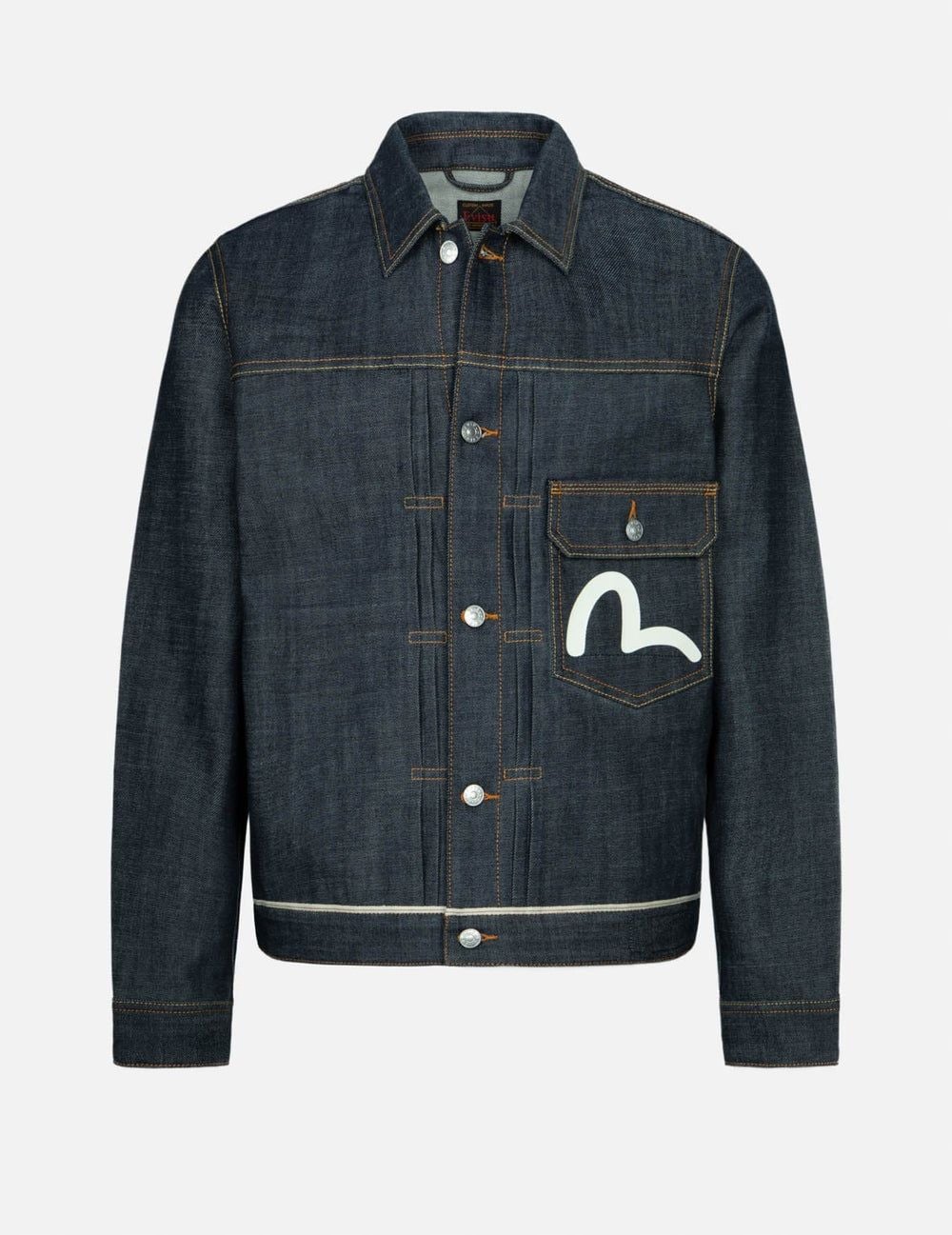  Áo Evisu Panda Daicock Denim Jacket 'Indigo' 