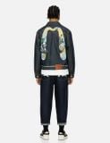  Áo Evisu Panda Daicock Denim Jacket 'Indigo' 
