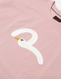  Áo Evisu Playful Seagull Embroidery T-Shirt 'Pink' 