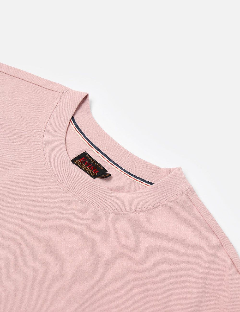  Áo Evisu Playful Seagull Embroidery T-Shirt 'Pink' 