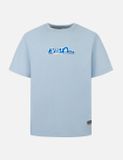  Áo Evisu Poster Daicock Print T-shirt 'Blue' 