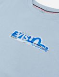  Áo Evisu Poster Daicock Print T-shirt 'Blue' 