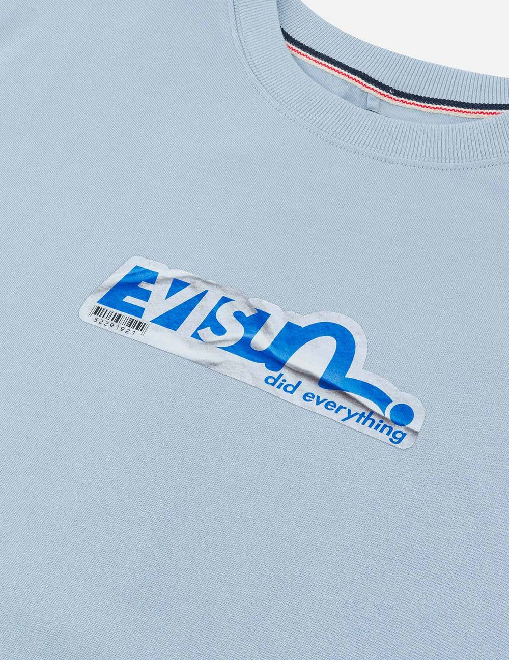  Áo Evisu Poster Daicock Print T-shirt 'Blue' 
