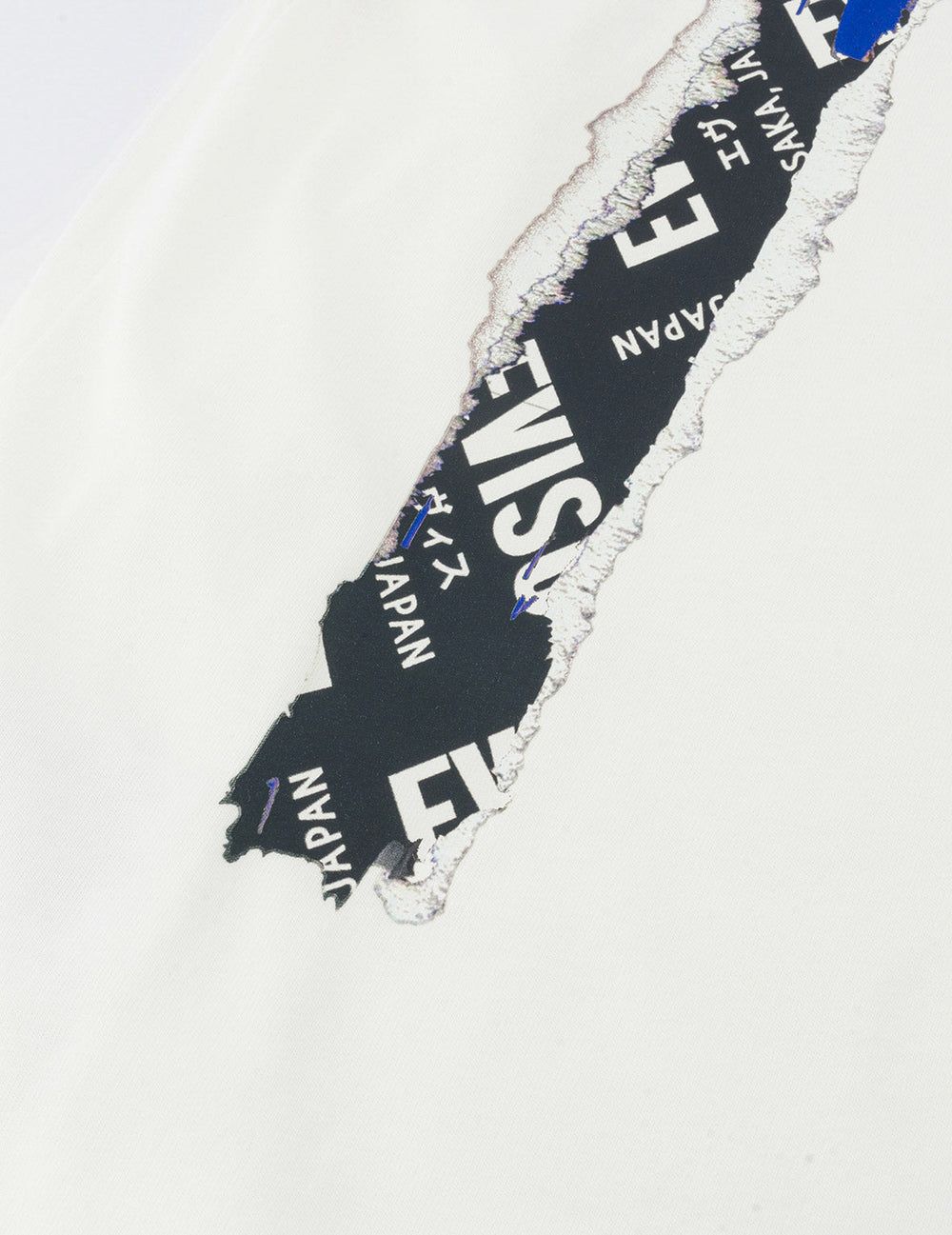  Áo Evisu Poster Daicock Print T-shirt 'White' 