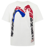  Áo Evisu Poster Daicock Print T-shirt 'White' 