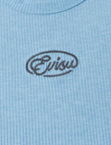  Áo Evisu Rope Twist Logo Embroidery T-shirt 'Blue' 