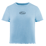  Áo Evisu Rope Twist Logo Embroidery T-shirt 'Blue' 