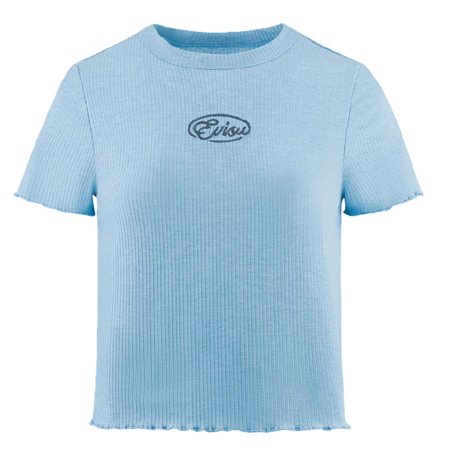  Áo Evisu Rope Twist Logo Embroidery T-shirt 'Blue' 