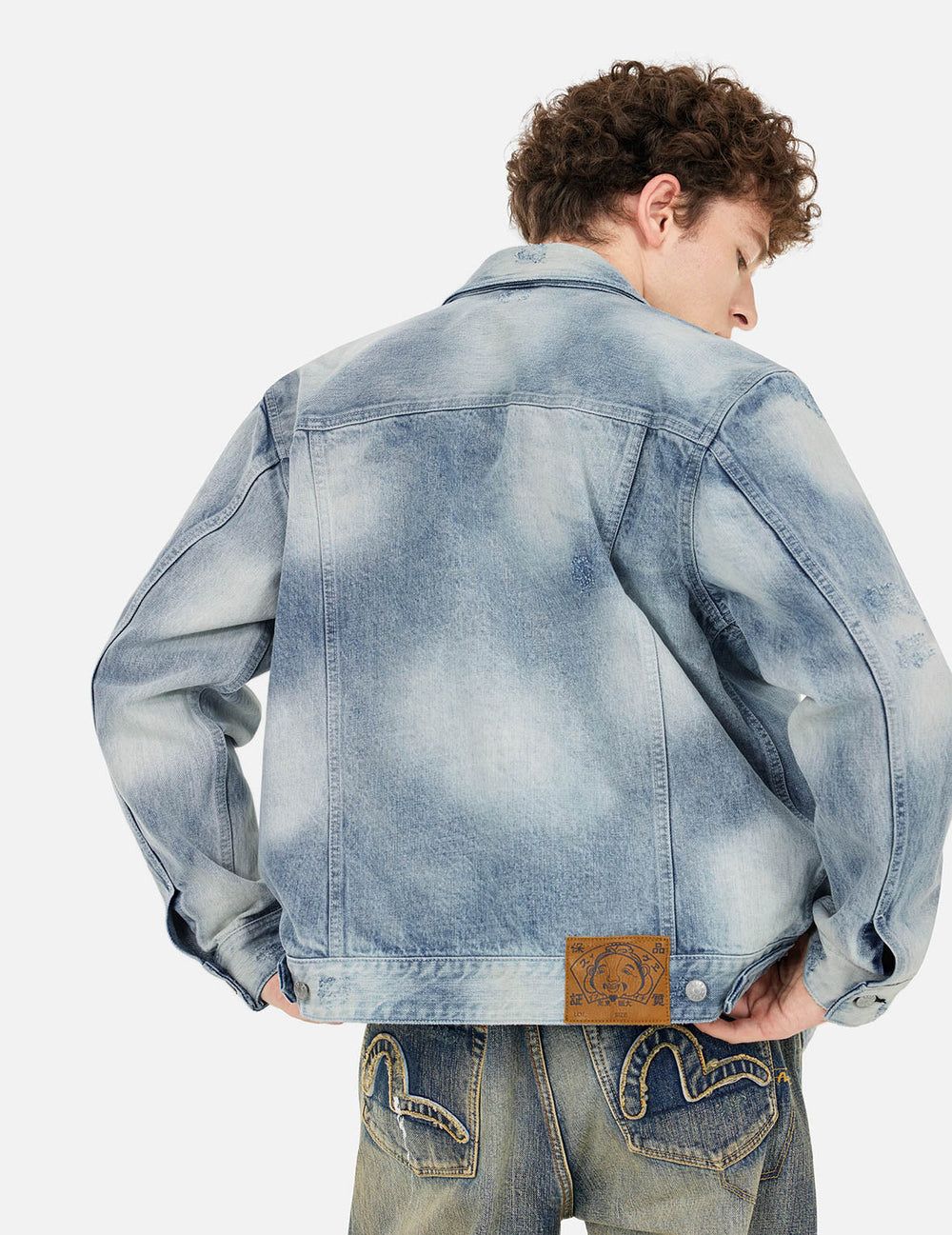  Áo Evisu Seagull Appliqué Embroidery Jacket 'Indigo' 