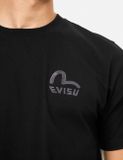  Áo Evisu Seagull Brand Logo Print T-shirt 'Black' 