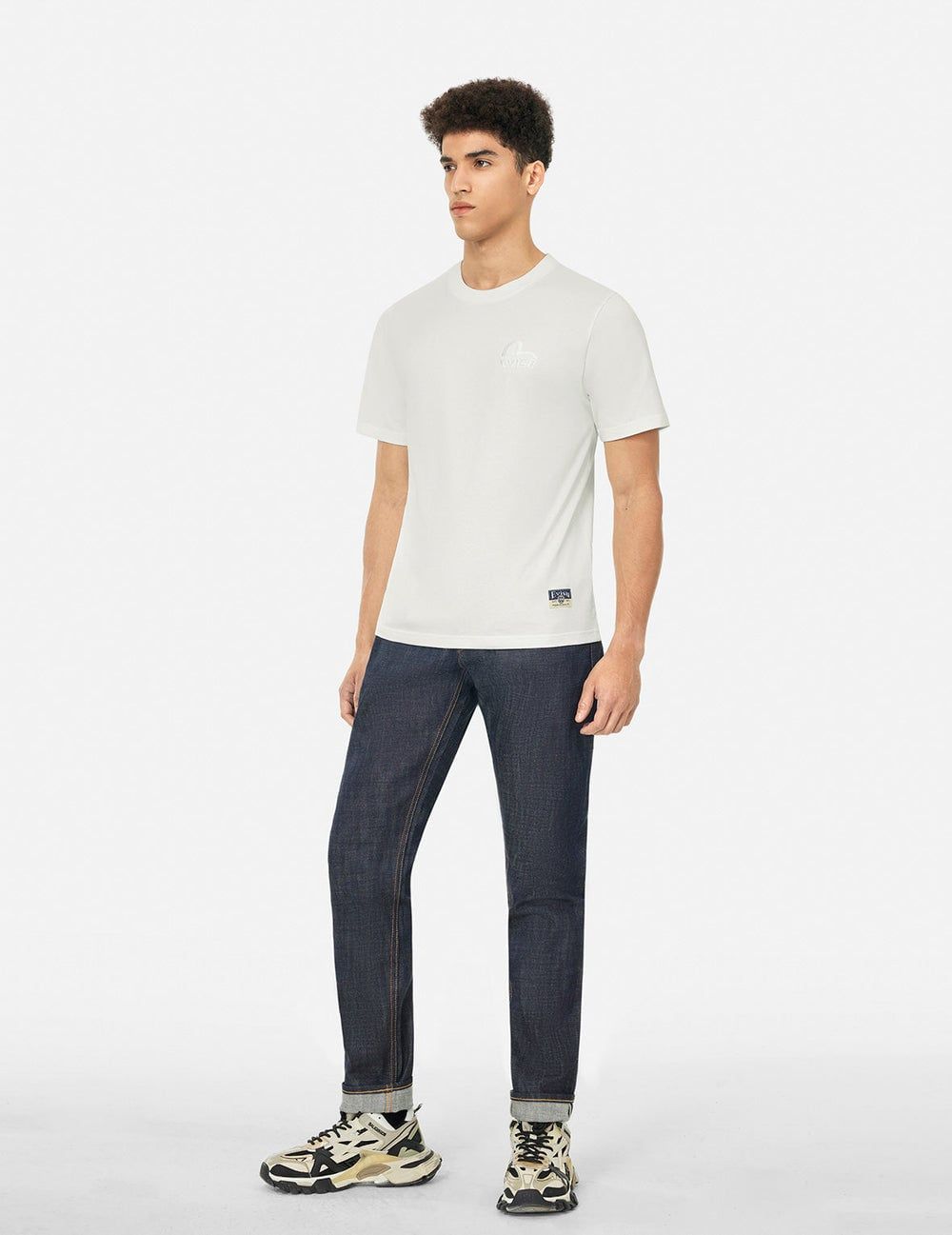  Áo Evisu Seagull Brand Logo Print T-shirt 'White' 