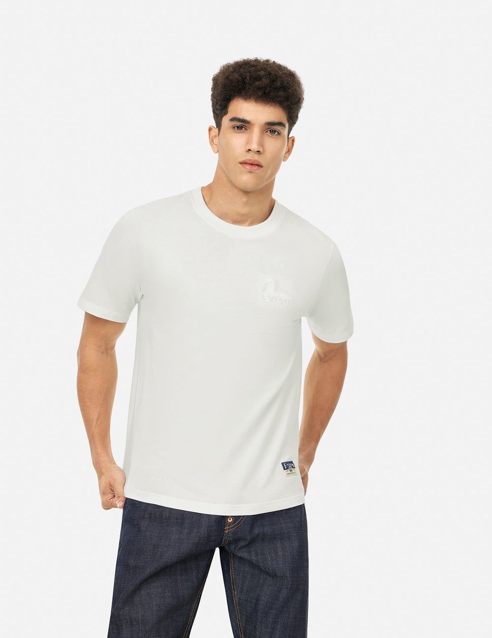  Áo Evisu Seagull Brand Logo Print T-shirt 'White' 