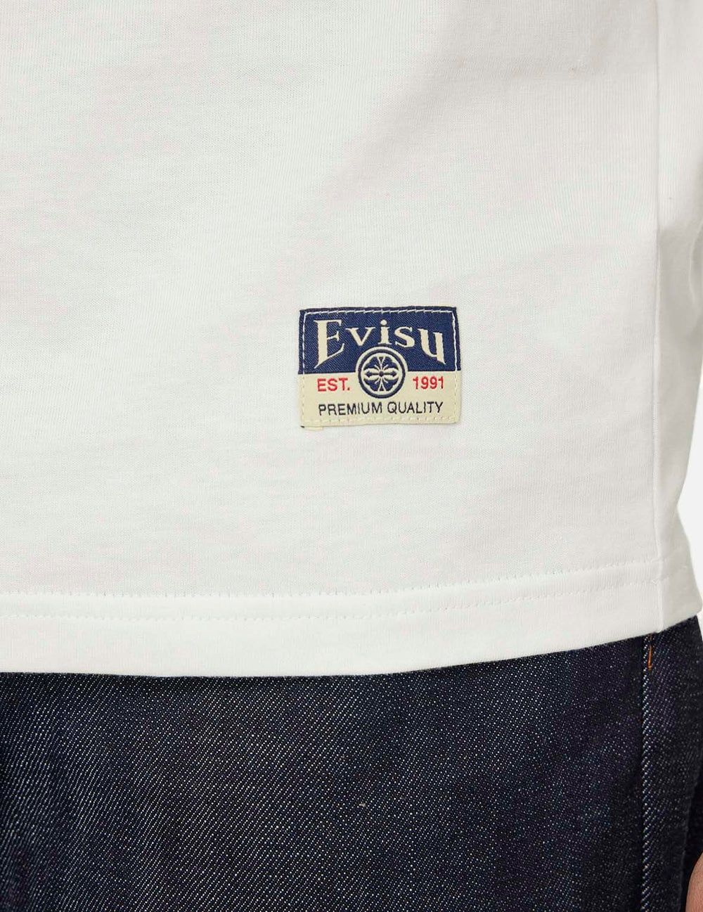  Áo Evisu Seagull Brand Logo Print T-shirt 'White' 