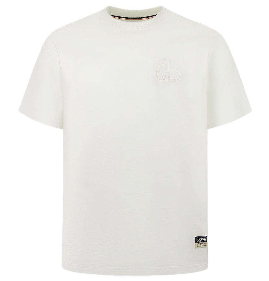  Áo Evisu Seagull Brand Logo Print T-shirt 'White' 