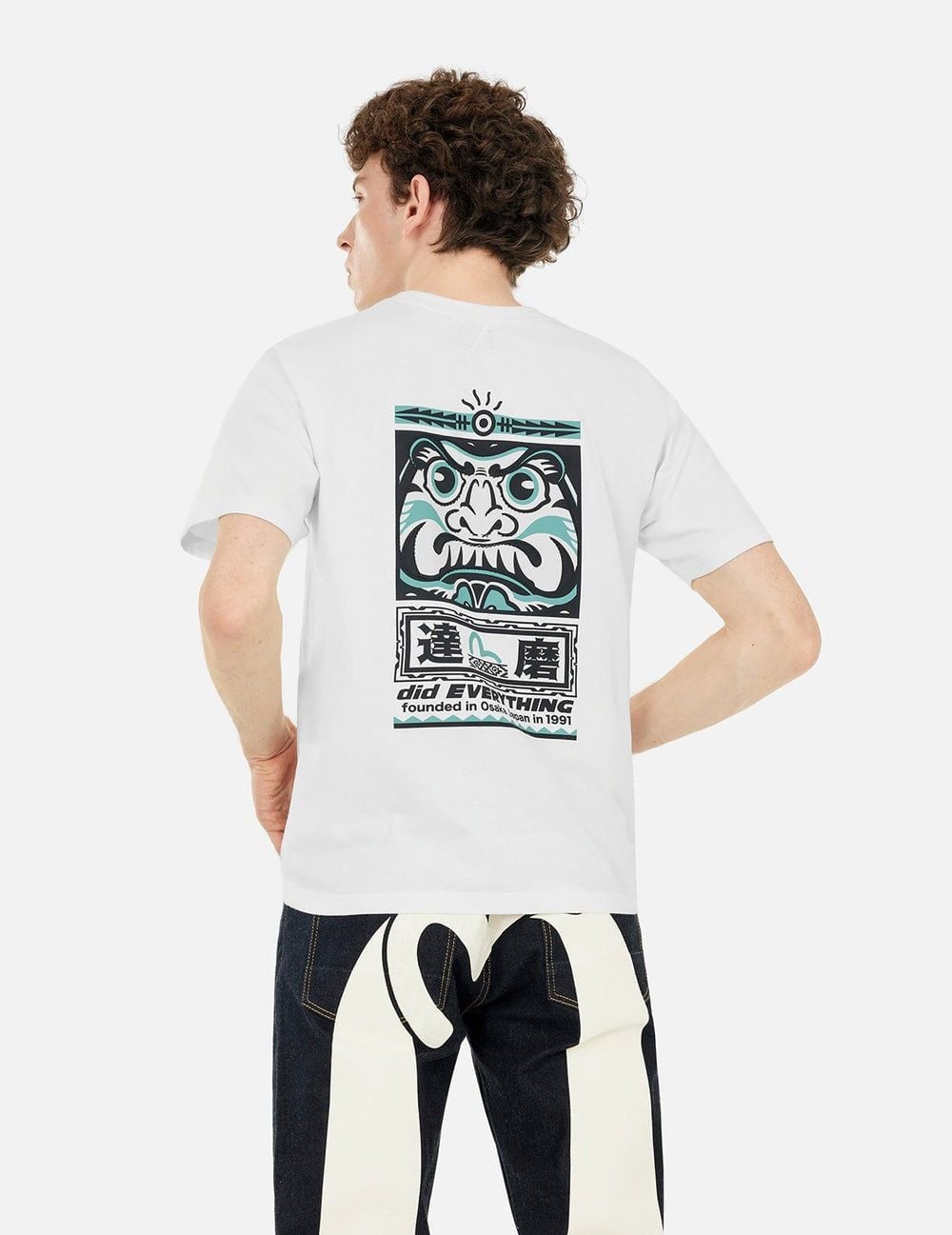  Áo Evisu Seagull Daruma Totem T-shirt 'White' 