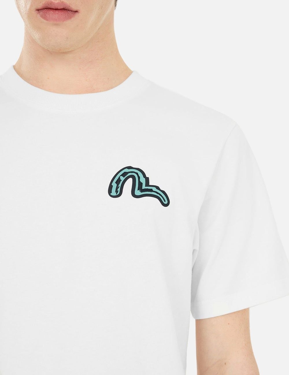  Áo Evisu Seagull Daruma Totem T-shirt 'White' 