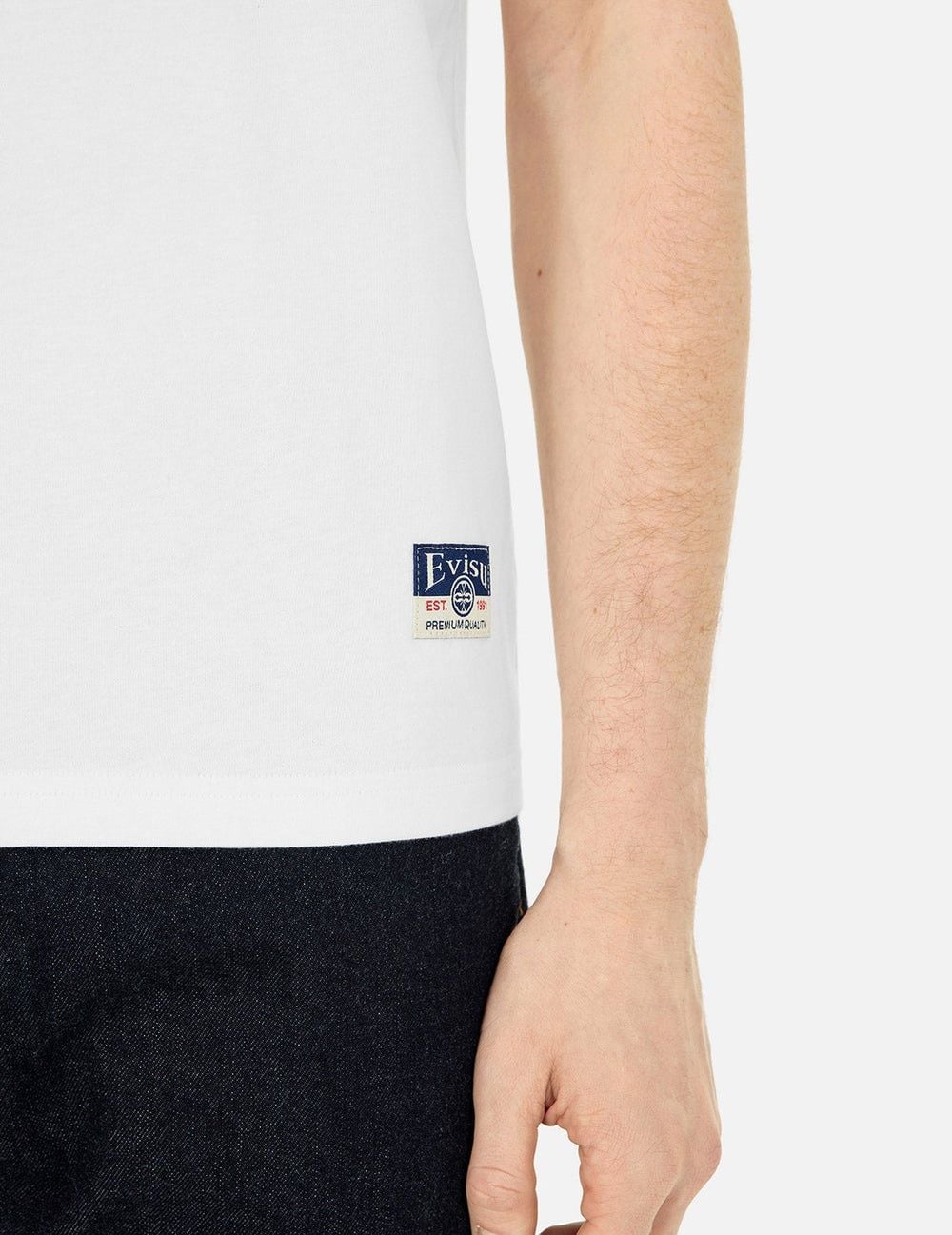  Áo Evisu Seagull Daruma Totem T-shirt 'White' 
