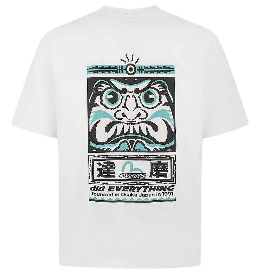  Áo Evisu Seagull Daruma Totem T-shirt 'White' 