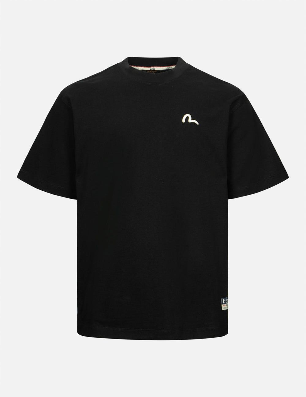  Áo Evisu Seagull Embroidery Carp T-shirt 'Black' 