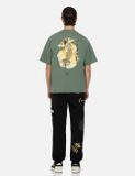  Áo Evisu Seagull Embroidery Carp T-shirt 'Green' 