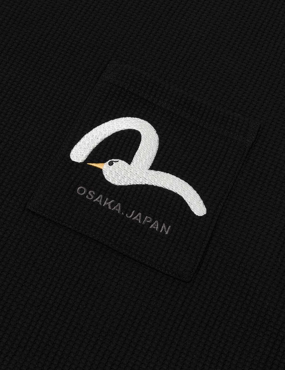  Áo Evisu Seagull Logo Embroidery T-shirt 'Black' 