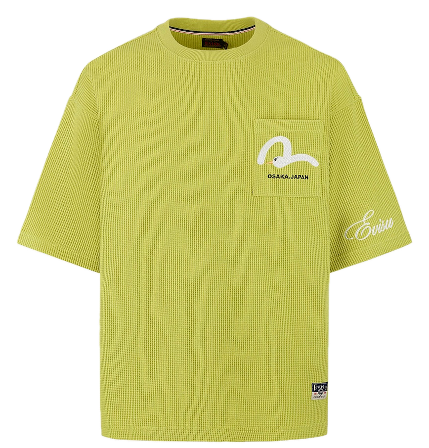  Áo Evisu Seagull Logo Embroidery T-shirt 'Green' 