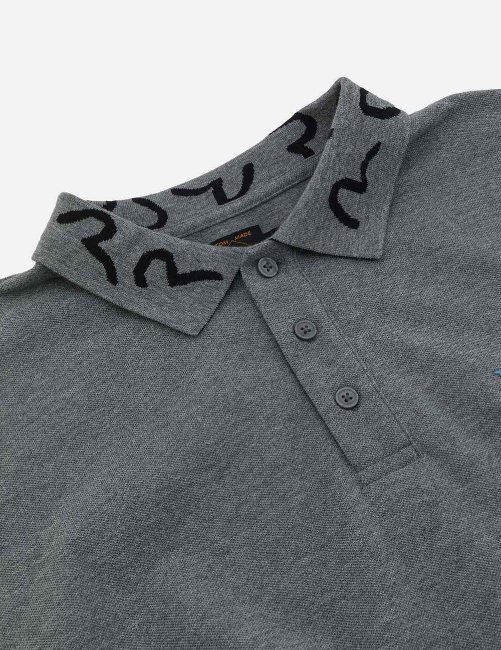  Áo Evisu Seagull Motif Collar Relax Polo 'Grey' 