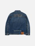  Áo Evisu Seagull Print Denim Jacket 'Indigo' 