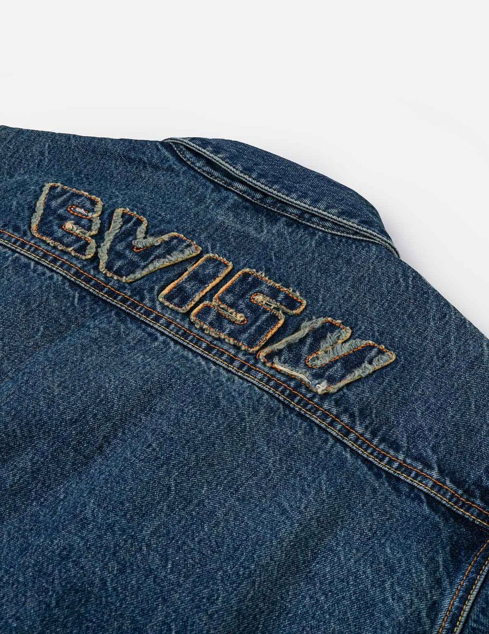  Áo Evisu Seagull Print Denim Jacket 'Indigo' 